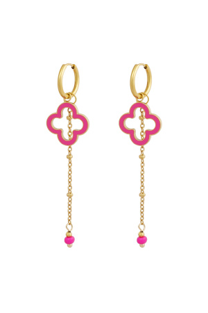 Boucles D'couleur Oreilles Trèfle De Minuit h5