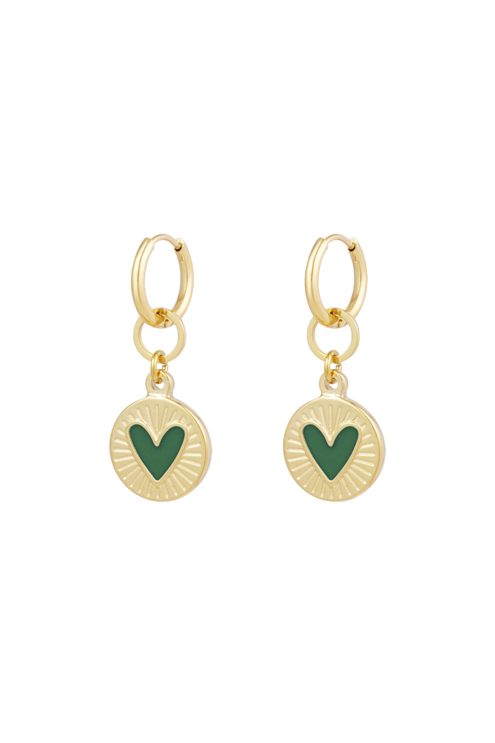 Boucles D'oreilles Coeur Lumineux 