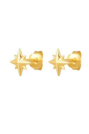 Boucles D'oreilles Clous Double Pierre - Argent 925 h5 