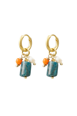 Boucles D'oreilles Détails Colorés h5 