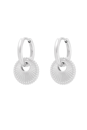 Boucles D'oreilles Avec Breloque Ronde h5 