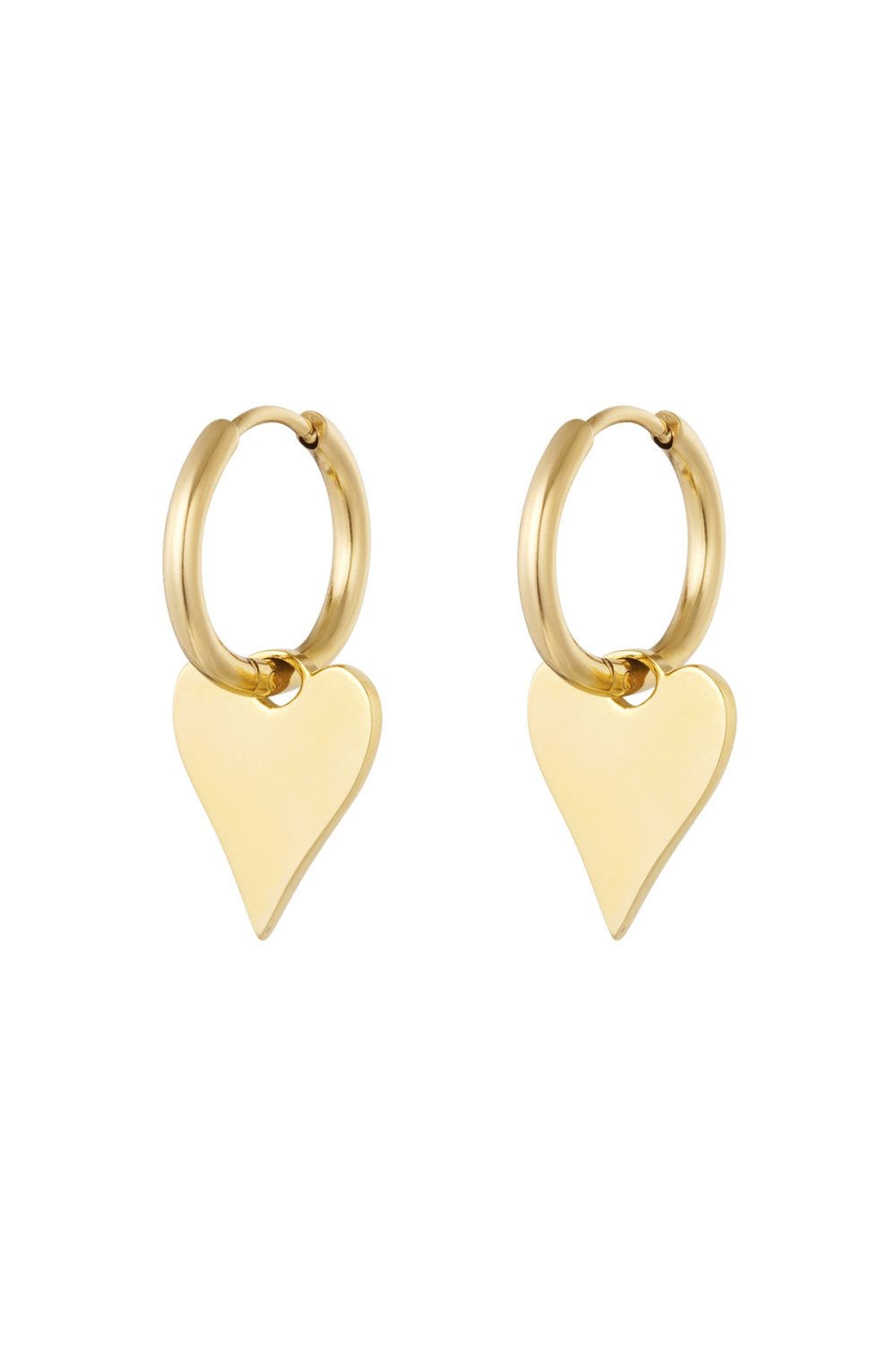 Boucles D'oreilles Coeur Basique 