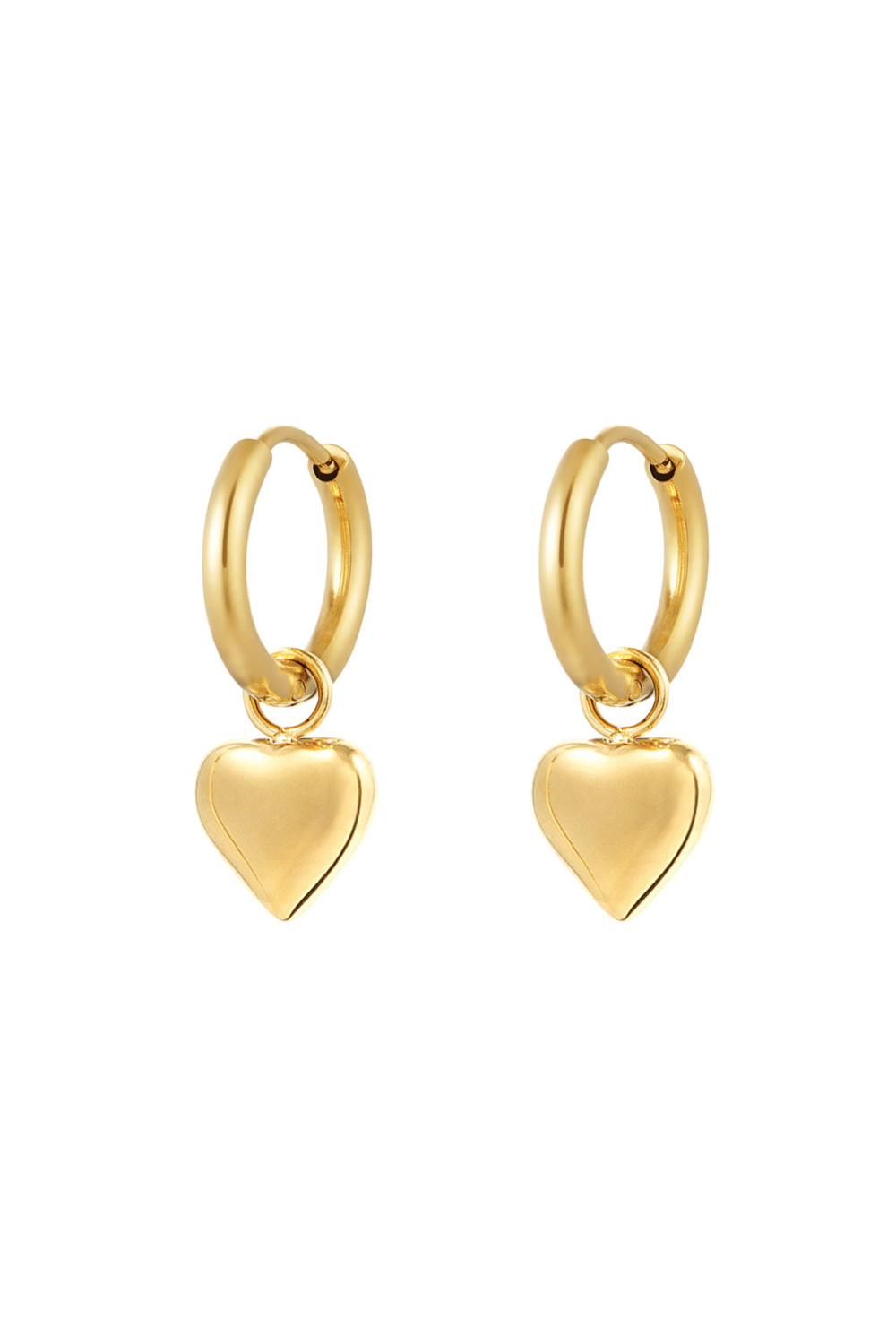 Boucles D'oreilles Coeur Basique 
