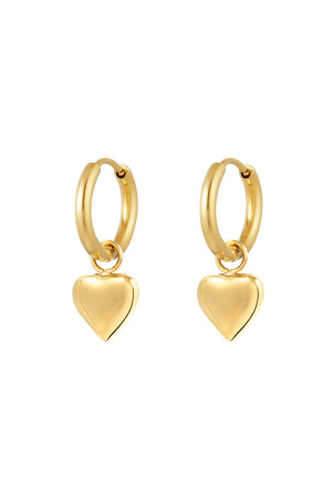 Boucles D'oreilles Coeur Basique h5 