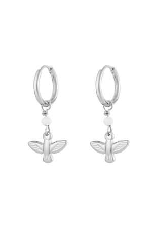 Boucles D'oreilles Breloque Oiseau h5 