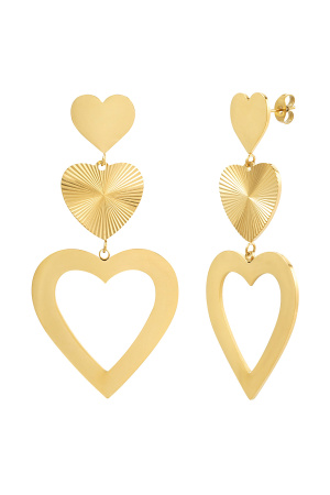 Boucles D'oreilles Trois Coeurs h5