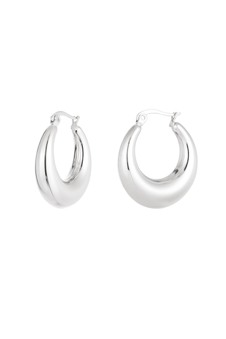 boucles d'oreilles rondes chic