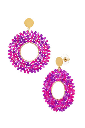 Boucles D'oreilles Grosses Perles Party h5
