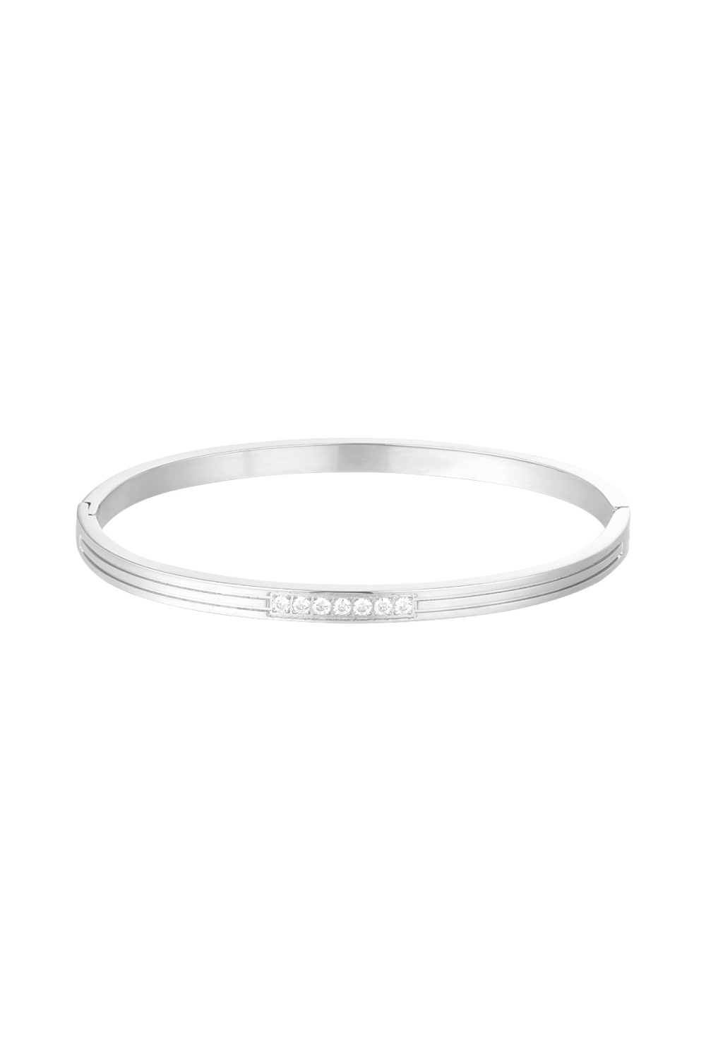 Bracelet Esclave Pierres Au Milieu 