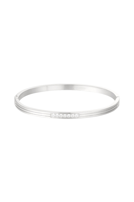 Bracelet Esclave Pierres Au Milieu