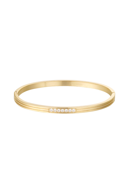 Bracelet Esclave Pierres Au Milieu