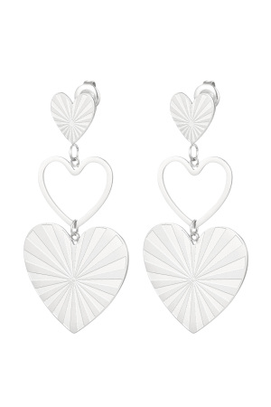 Boucles D'oreilles Coeurs Tendance h5 