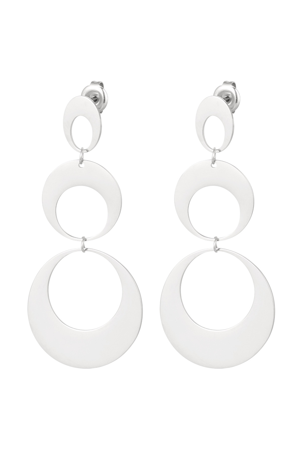 Boucles D'oreilles Cercles Tendance 