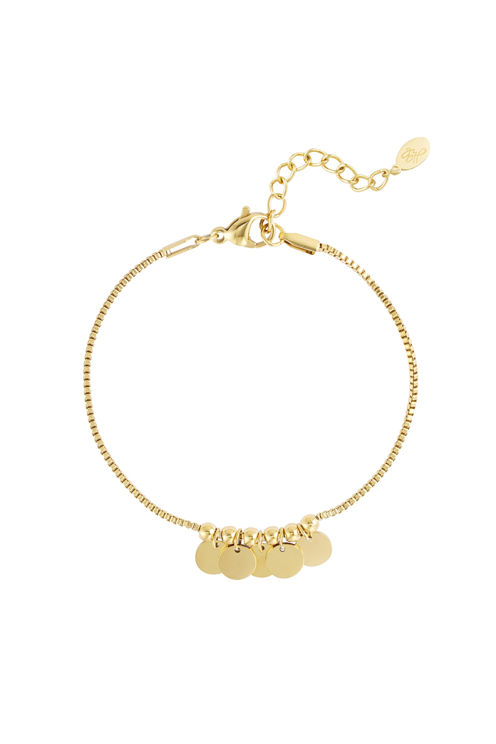 Bracelet Suspendu Pièces De Monnaie 