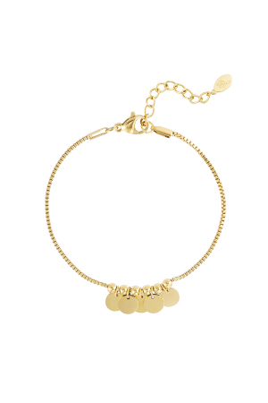 Bracelet Suspendu Pièces De Monnaie h5 