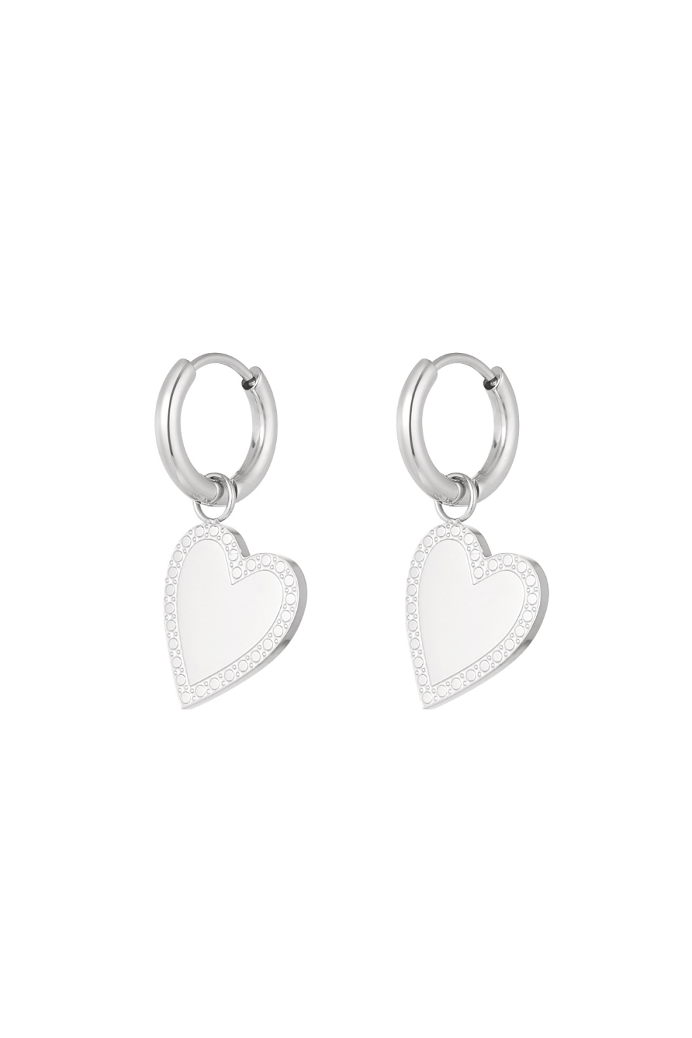 Boucles D'oreilles Minimalistes Coeur Élégant 