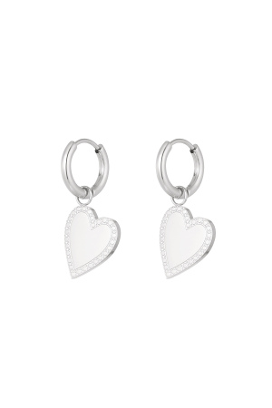Boucles D'oreilles Minimalistes Coeur Élégant h5 