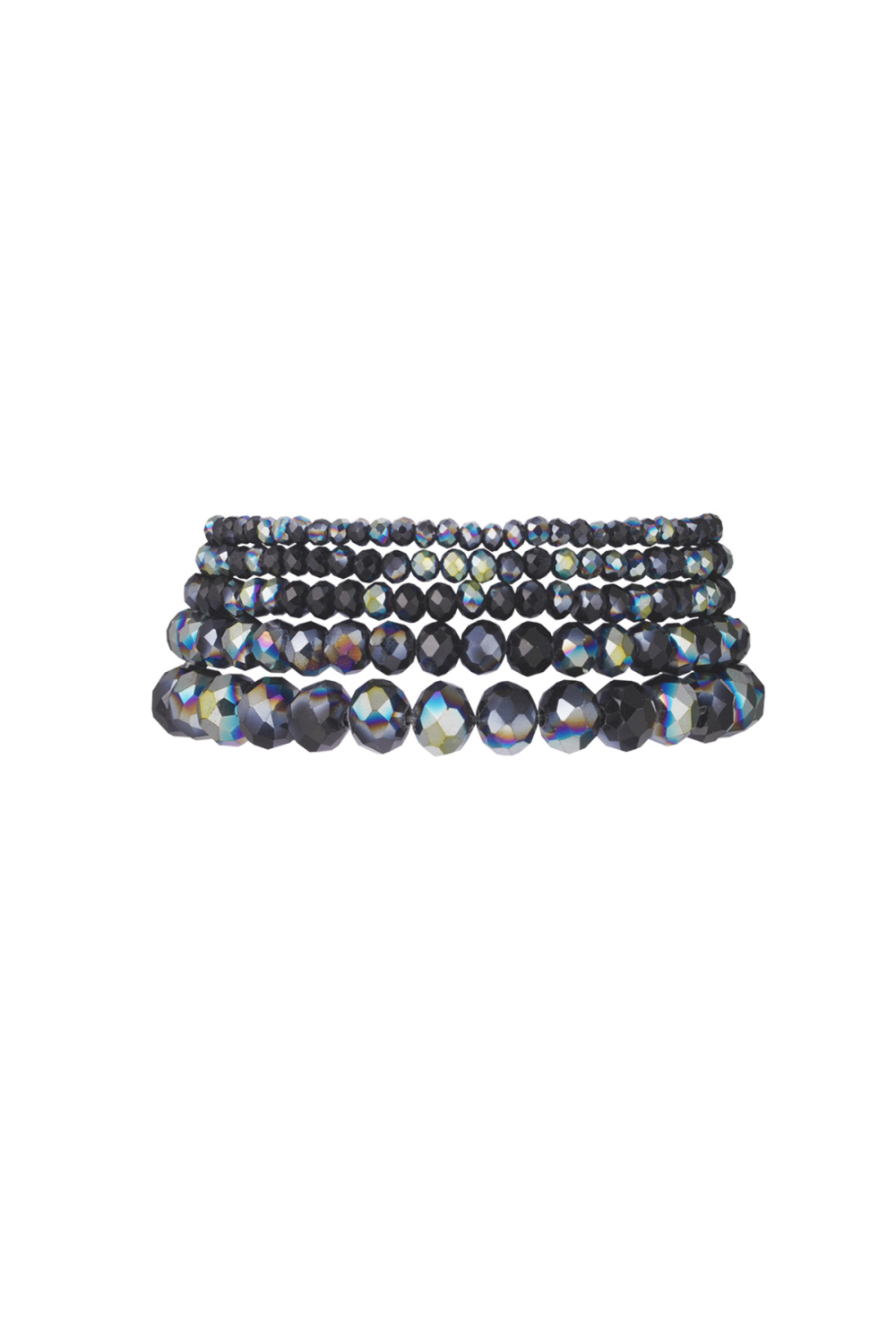 Ensemble De Bracelets Avec Perles De Cristal Irrégulières 