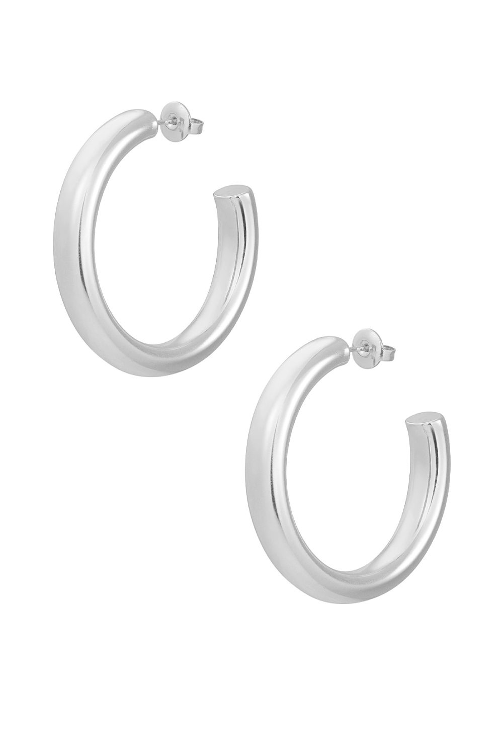 Boucles D'oreilles Basiques Épaisses 