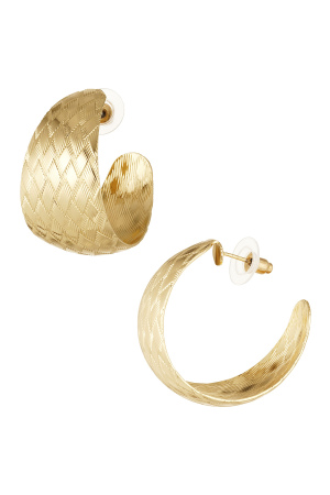 Boucles D'oreilles Imprimé Zigzag h5 