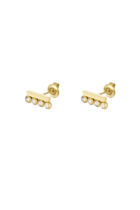 puces d'oreilles avec cinq diamants