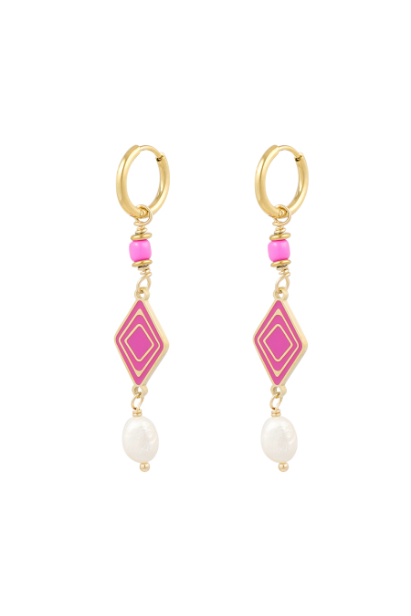 Boucles d'Couleur oreilles miracle colCouleur oré