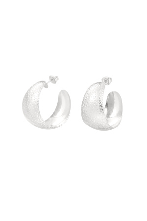 Boucles D'oreilles Relief Lune h5