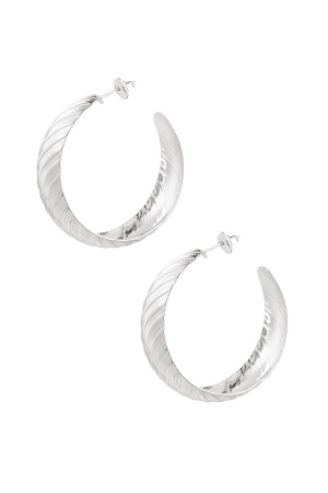 Boucles D'oreilles Détail Rayures h5 
