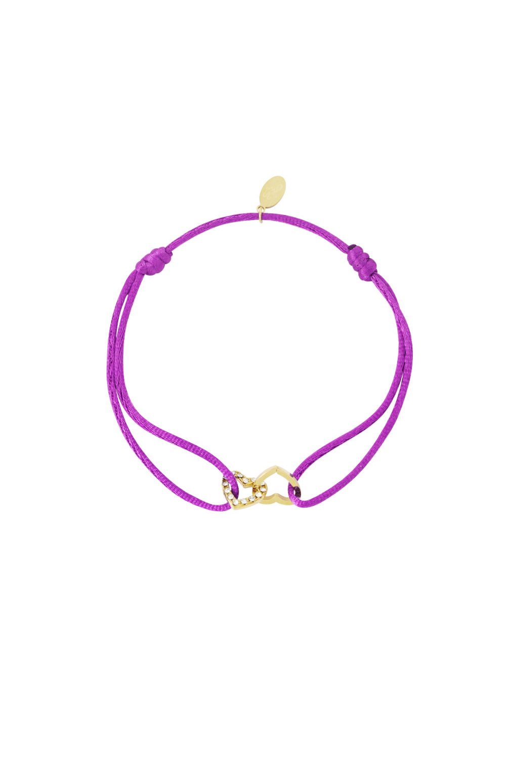 Bracelet Satin Connecté Coeur 