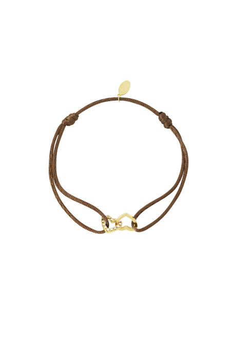 Bracelet Satin Connecté Coeur
