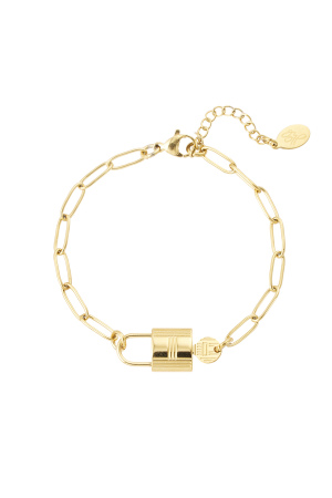 Cadenas Pour Bracelet À Maillons - Doré h5