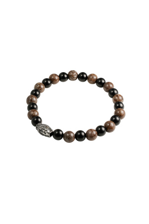 Bracelet Homme Perles Détails Bouddha h5