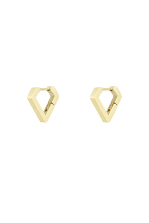 Boucles D'oreilles Forme Diamant Petites h5 
