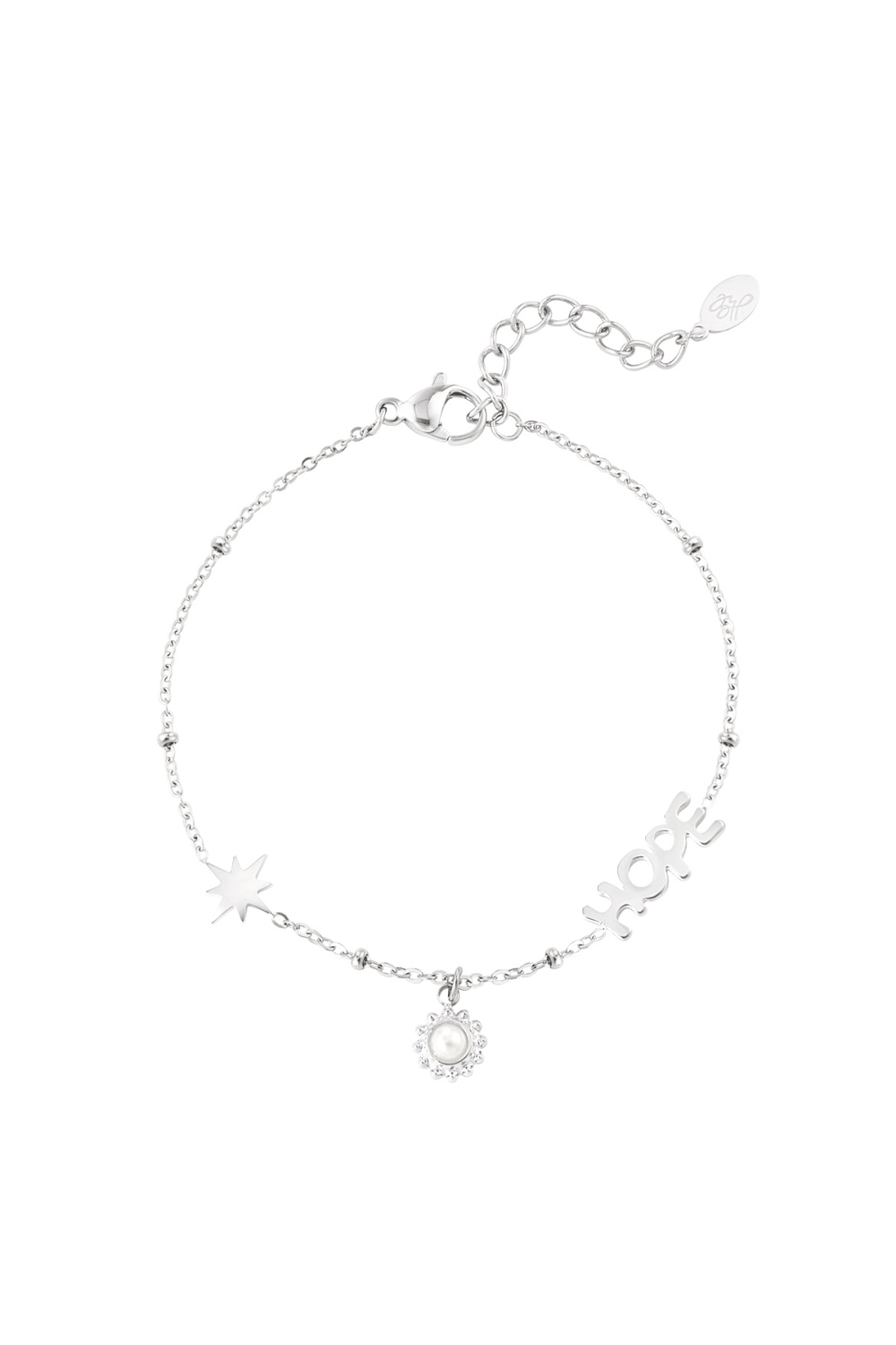 Bracelet Boule Avec Espoir Et Pendentifs 