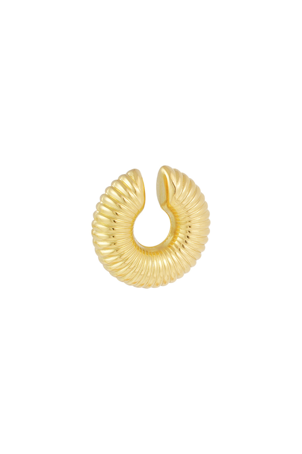 Bijou D'oreille Avec Stries - Doré