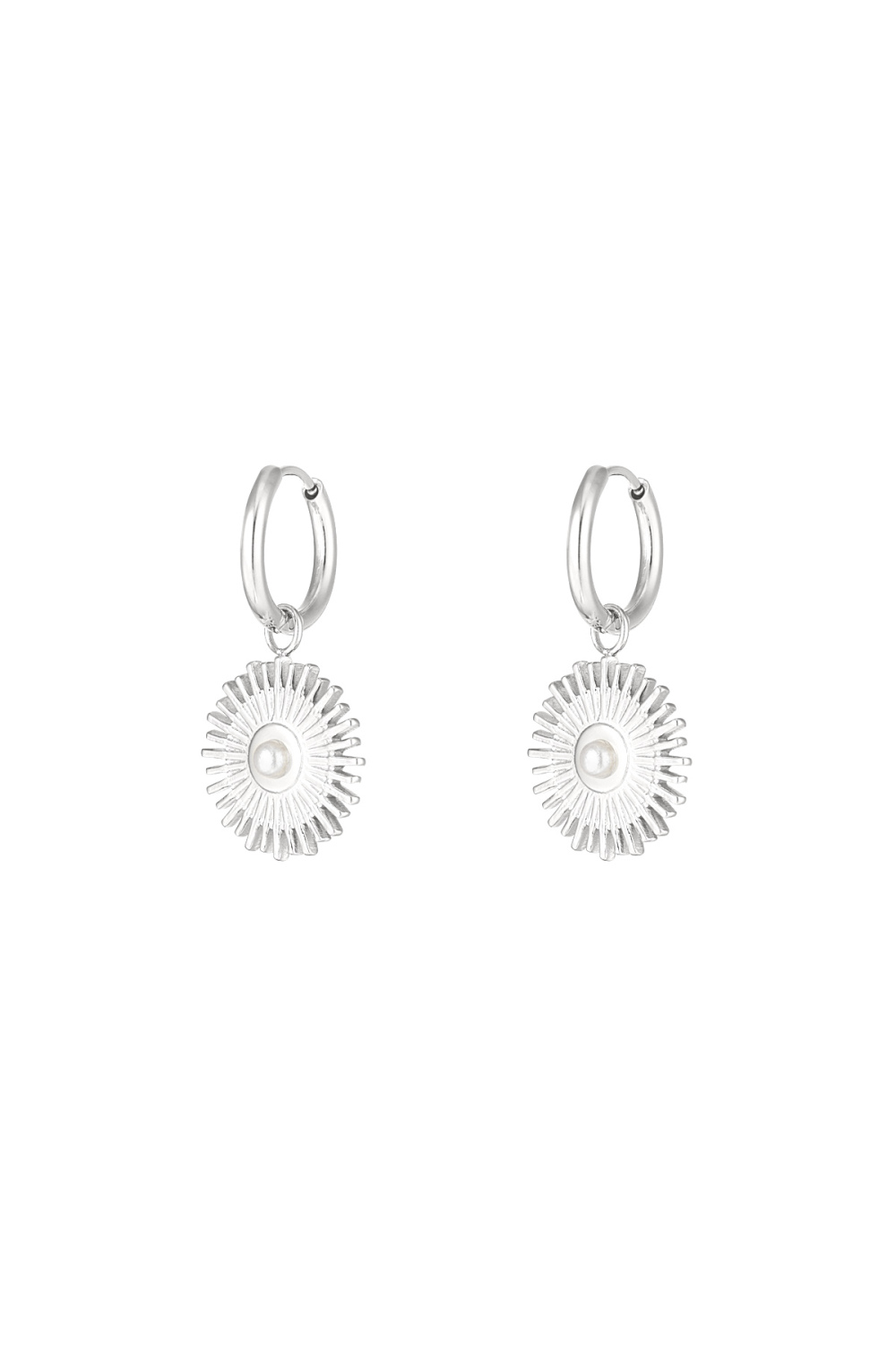 Boucles D'oreilles Ensoleillées Avec Perle 