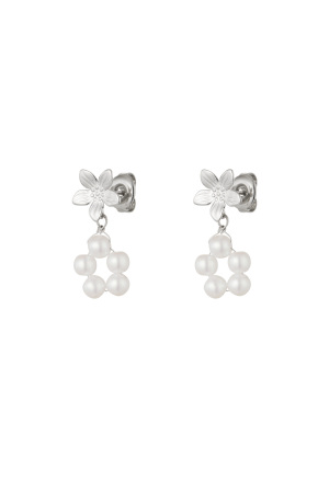 Boucles D'oreilles Perle Fleur h5 