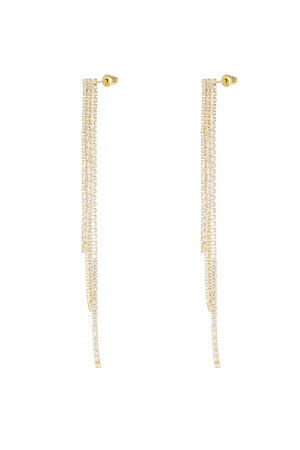 Boucles D'oreilles Pendantes Scintillantes Festives h5 Image3