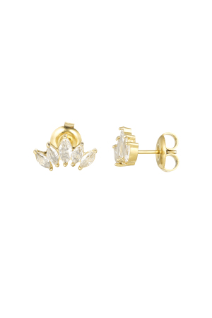 Puces D'oreilles Avec Cinq Diamants h5 