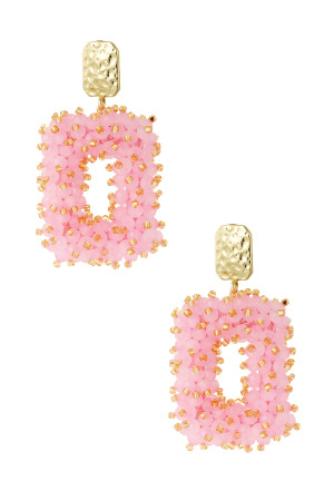 Boucles D'couleur Oreilles Déclaration Nuits Scintillantes - Couleur Or Blanc  h5 