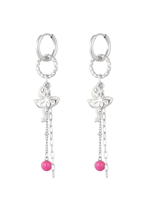 boucles d'oreilles ballerine dansante