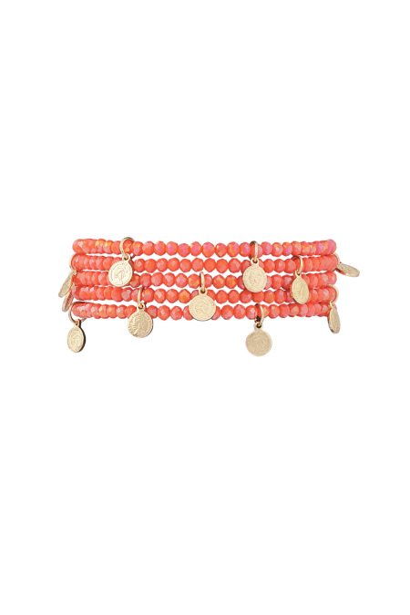 Bracelets avec breloques pièces de monnaie
