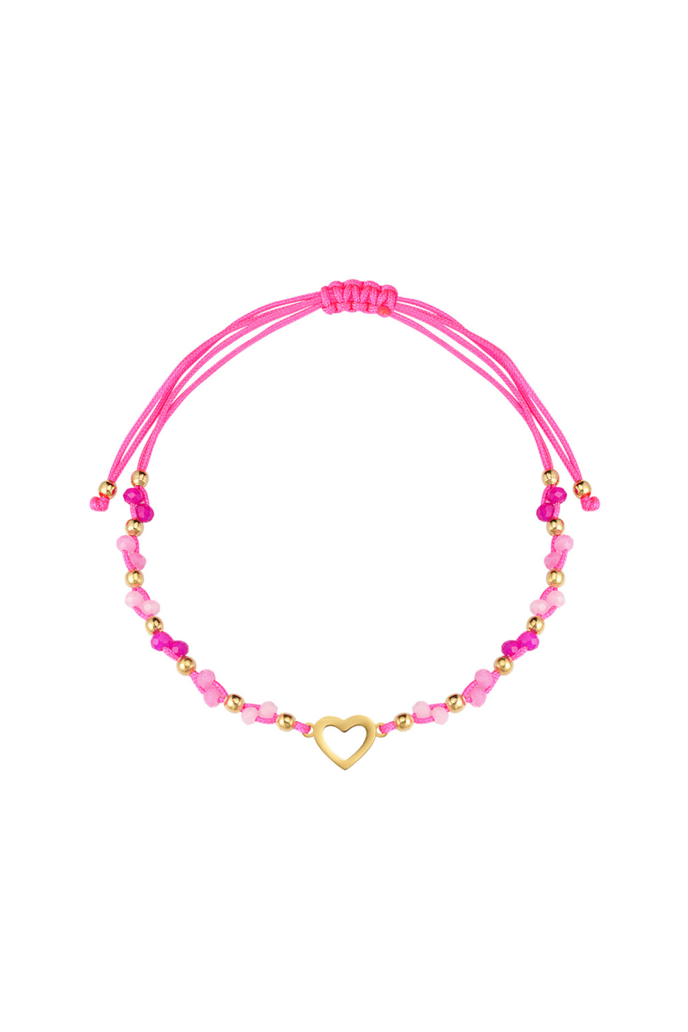 Bracelet D'été Coeur Coloré 
