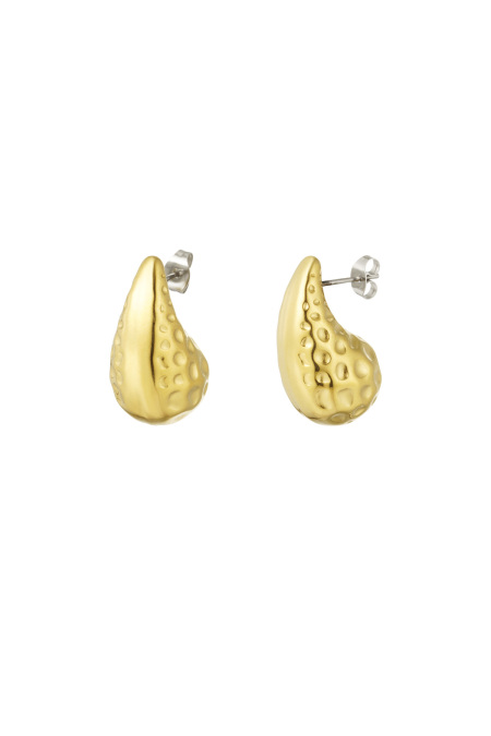 boucle d'oreille vintage coeur en acier inoxydable