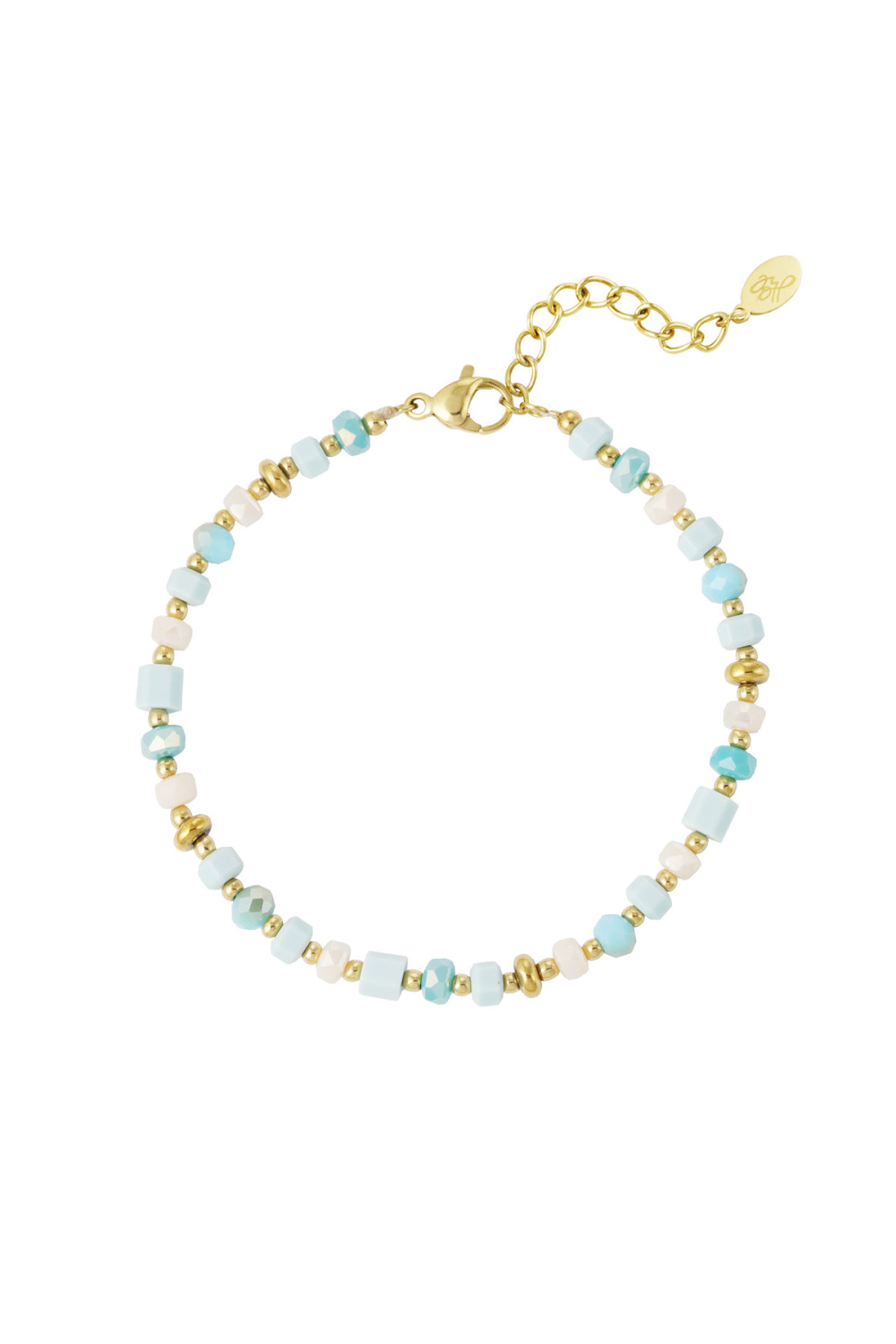Bracelet Festival Colcouleur Oré - Bleu/Couleur Or  