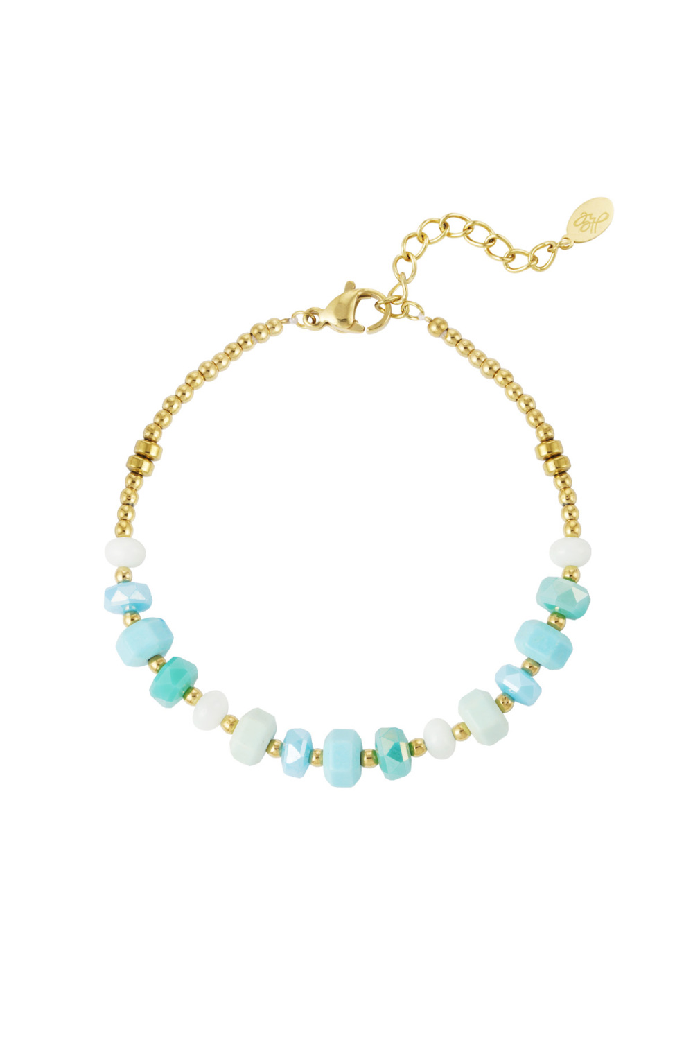 Bracelet Wrap Coloré - Rose/Doré