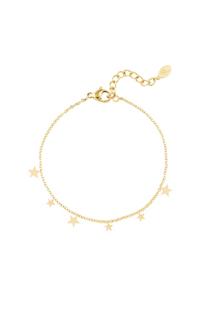 Joli Bracelet Étoile - Doré h5