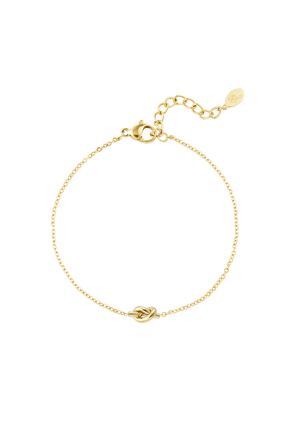 Bracelet Simple Avec Breloque Nouée 