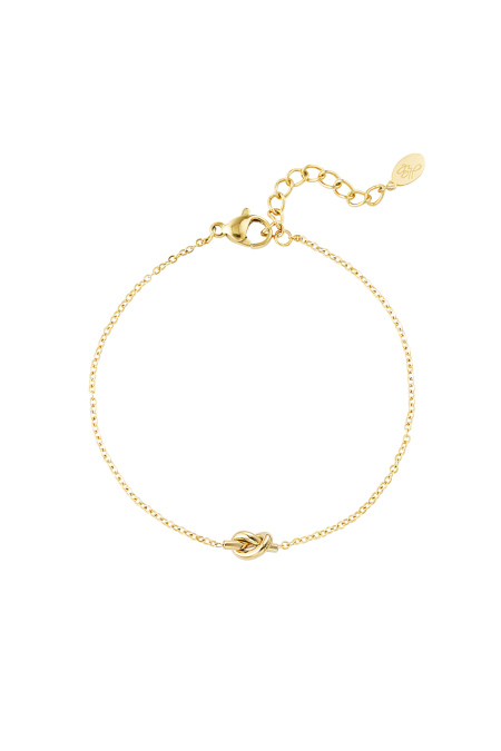 Bracelet Simple Avec Breloque Nouée