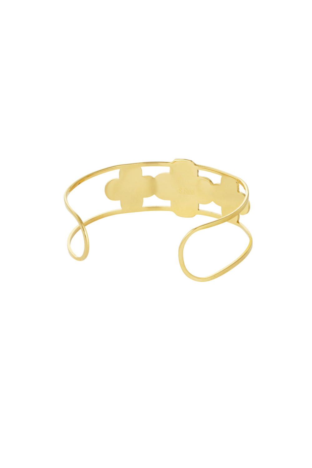 Bracelet De Fête Fleuri - Doré h5Image5